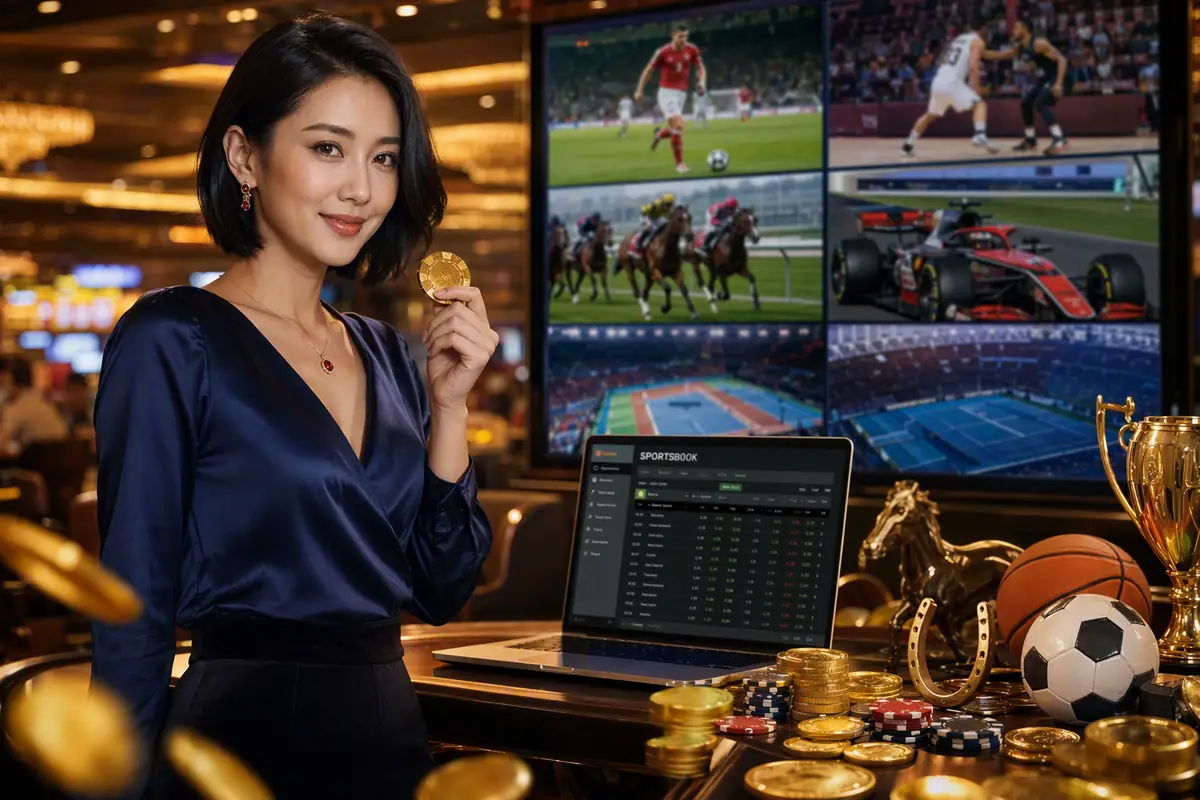winbest Casino live casino table with live dealer